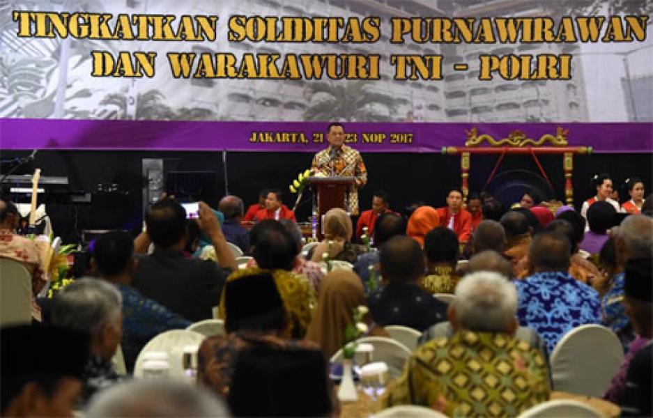 Panglima TNI: Sampai Kapanpun TNI Tidak Pernah Melupakan Para Pejuang dan Senior