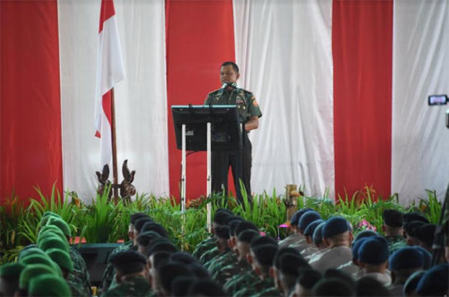 Panglima TNI: Soliditas TNI-Polri Ciptakan Stabilitas Politik dan Keamanan