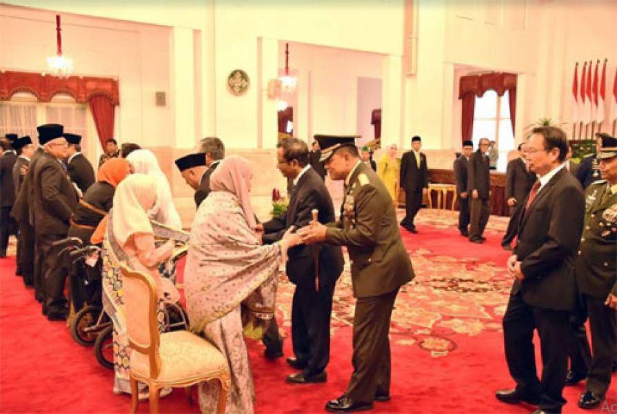 Panglima TNI Hadiri Penganugerahan Pahlawan Nasional