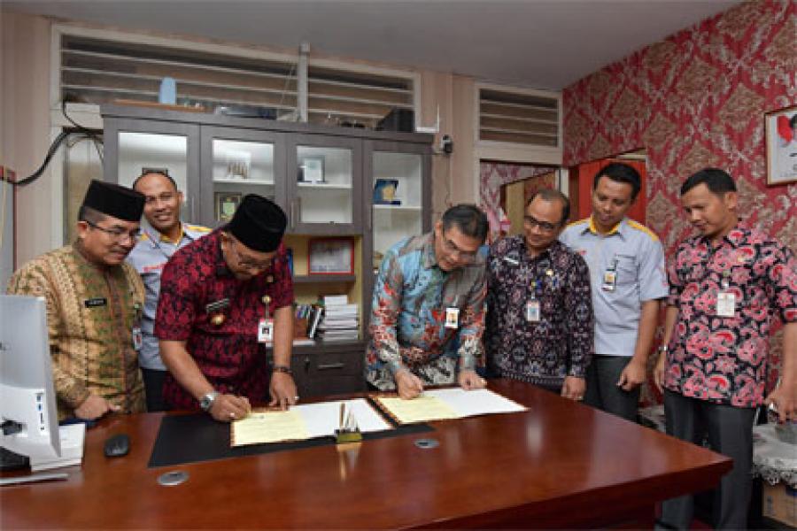 Pemko Tanjung Pinang Bersama Bank Riau Kepri Siap Laksanakan Transaksaksi Non Tunai