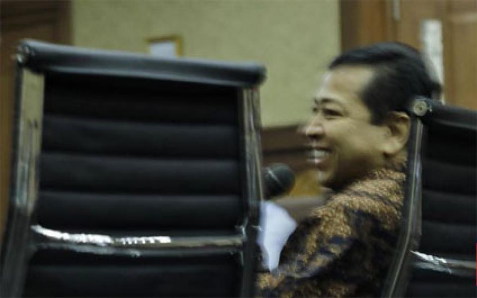 Setya Novanto Alami Kecelakaan