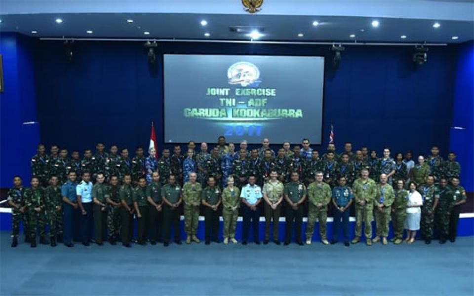 TNI dan ADF Gelar Latihan Bersama Garuda Kookaburra 2017