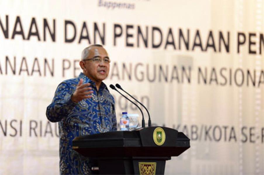 Taja Dialog Perencanaan Nasional, Gubri Undang Mentri Bappenas  