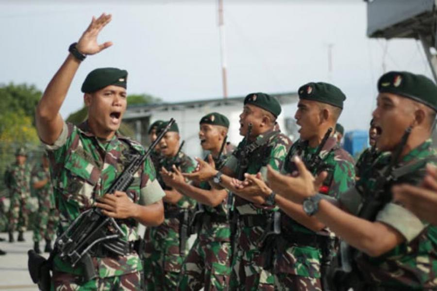 100 Prajurit TNI Kogasgabpad Selesai melaksanakan Tugas di Palu, Sulawesi Tengah