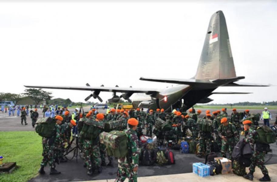 140 Prajurit TNI Berangkat Tugas ke Papua