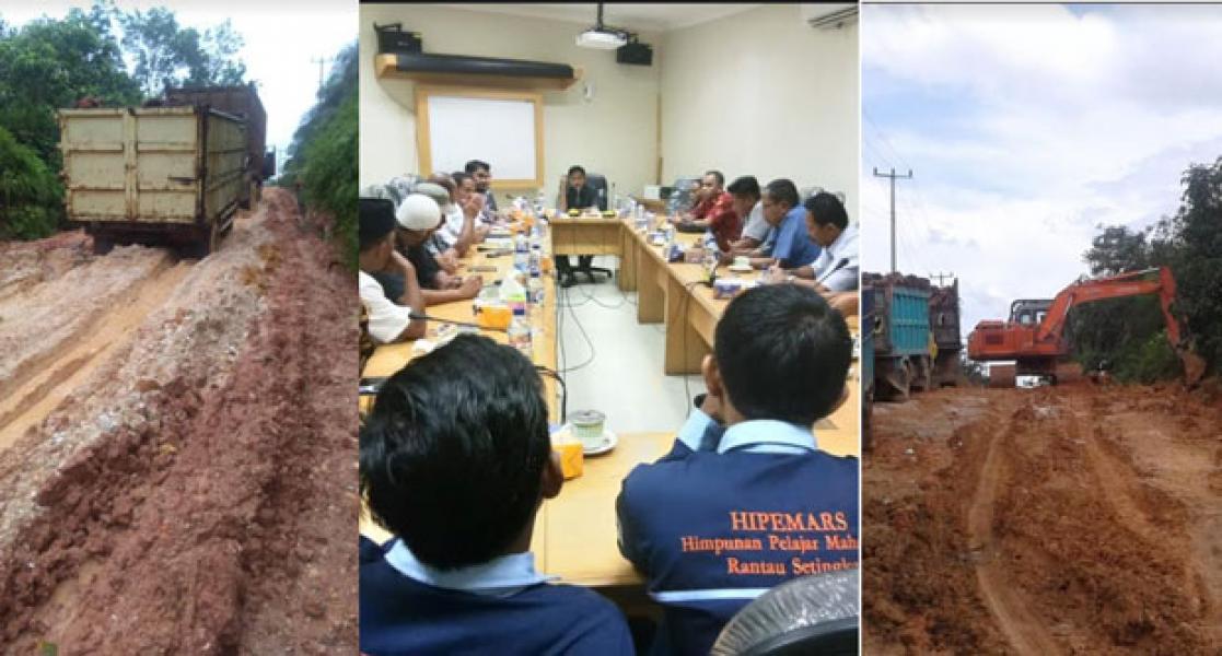 Antisipasi Rawan Pangan, Dewan Kampar Kumpulkan Pihak Terkait Perbaiki Jalan Secara Swadaya