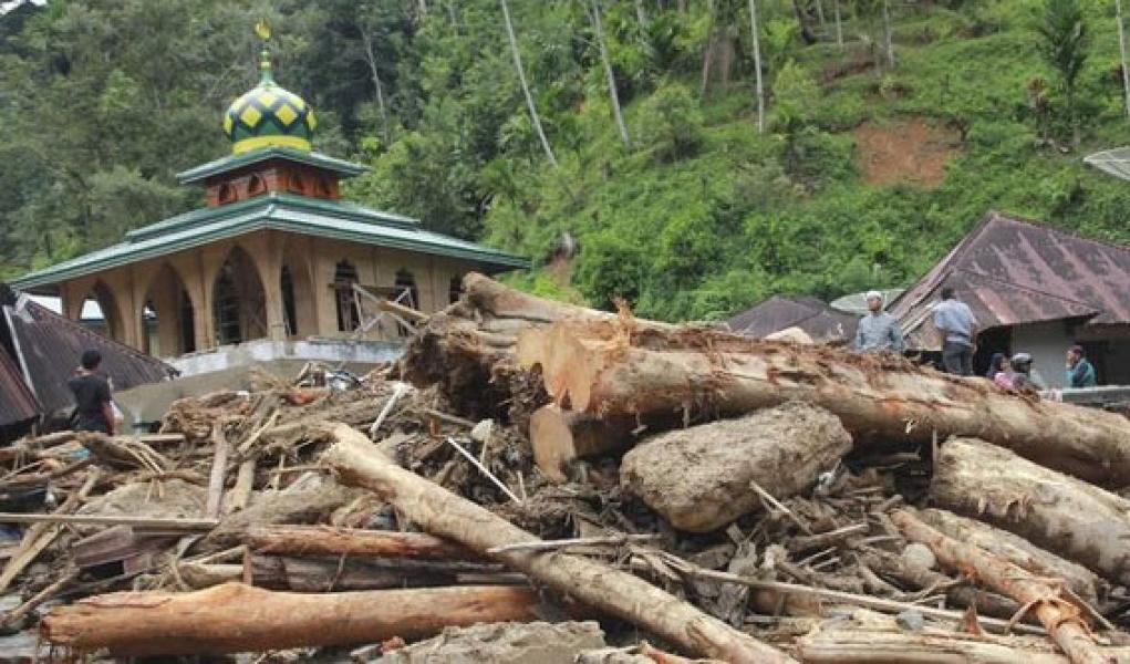 Banjir Terjang 9 Kecamatan di Mandailing Natal, 1 Desa Hanyut