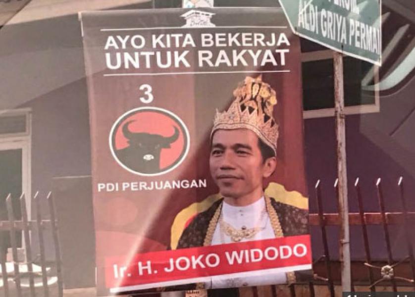 Begini Pengakuan Mengejutkan Pemasang Poster �Raja Jokowi�