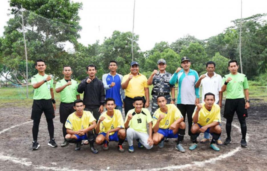 Diikuti 56 Tim, Pemuda Indah Sari Muntai Barat Gelar Turnamen Futsal