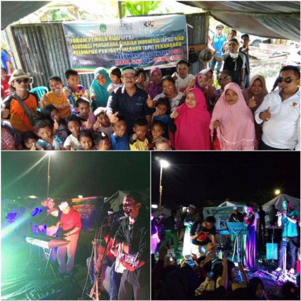 Forum Pemred, APSI dan KPJ Bangkitkan Semangat Pengungsi Lewat Panggung �Palu Bangkit, Palu Kuat�
