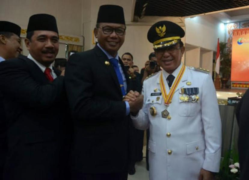 Hadiri Pelantikan Wardan, Suyatno: Tahniah dan Semoga Bisa Bersinergi Untuk Kemajuan Inhil