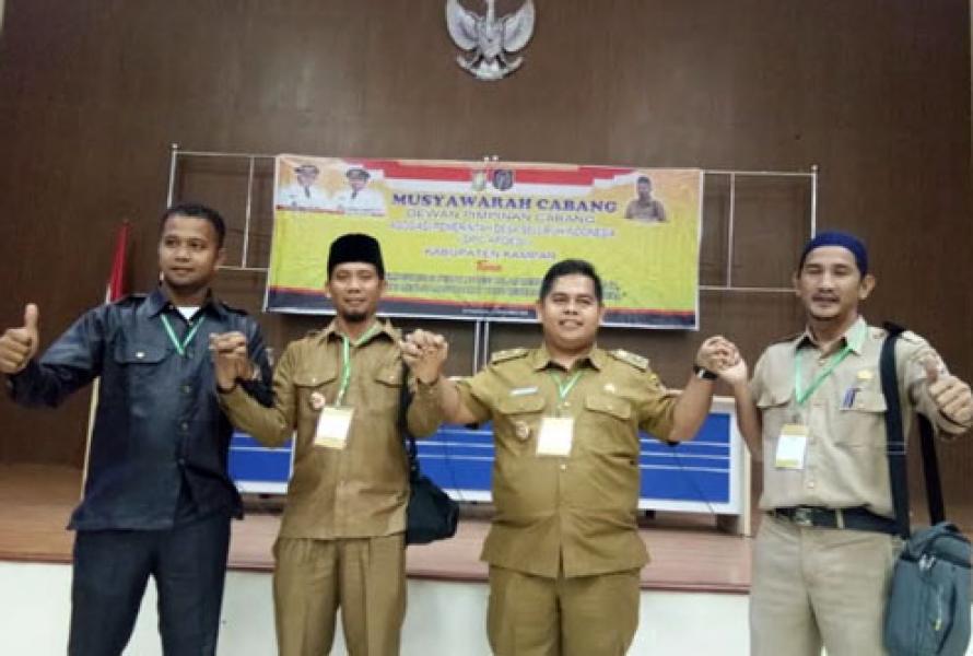 Jonnedi Terpilih Secara Demokrasi Dalam Musda III Apdesi Kampar 