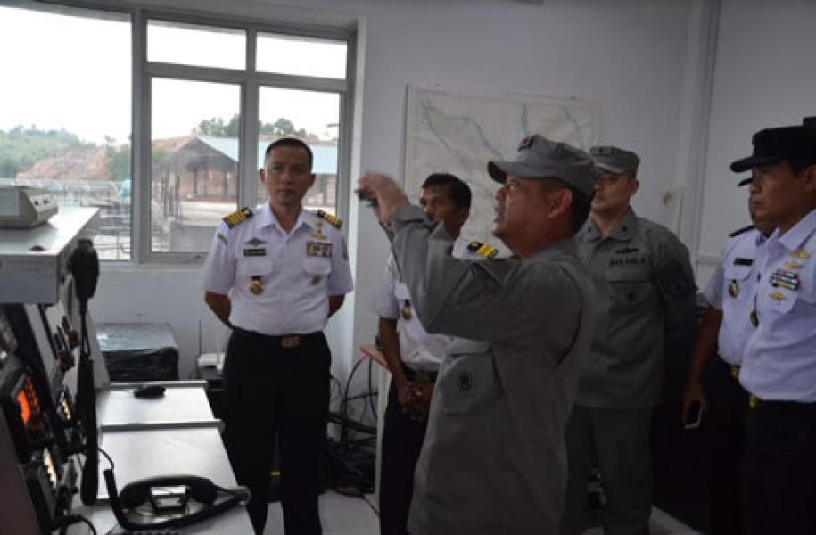 Kepala Bakamla RI Tinjau Kantor Zona Maritim Wilayah Barat