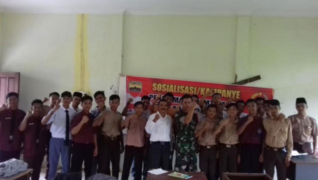 Koramil 07/Reteh Gelar Sosialisasi Pendaftaran TNI-AD Gelombang II Tahun 2018