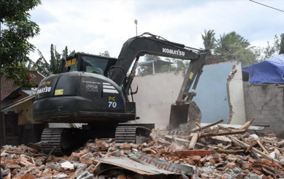 Panglima Kogasgabpad: 100 persen Rumah Rusak Akibat Gempa NTB Sudah Dibersihkan TNI