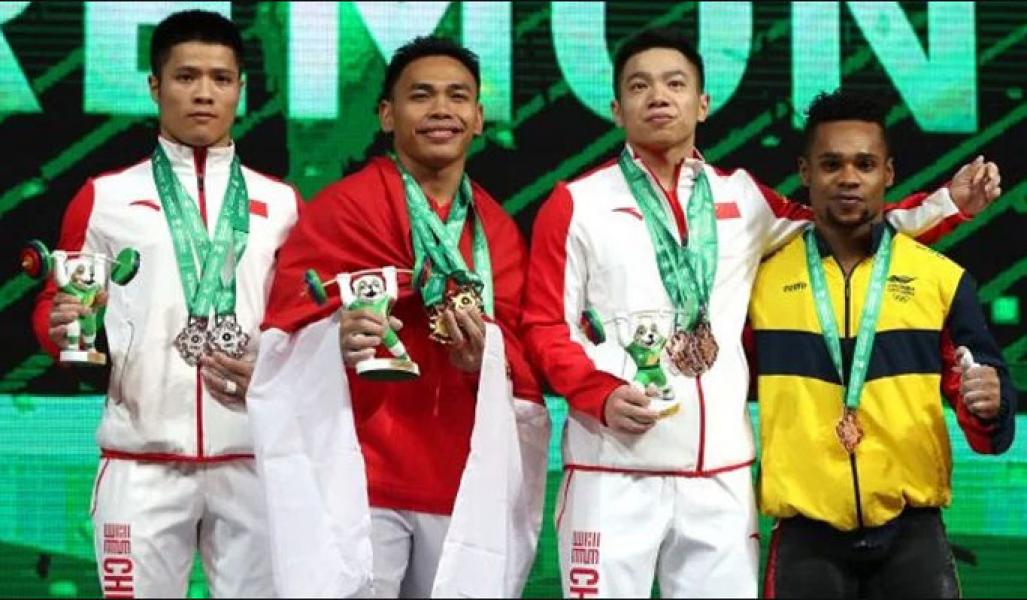Pecahkan Rekor, Eko Yuli Bawa Gelar Juara Dunia ke Indonesia