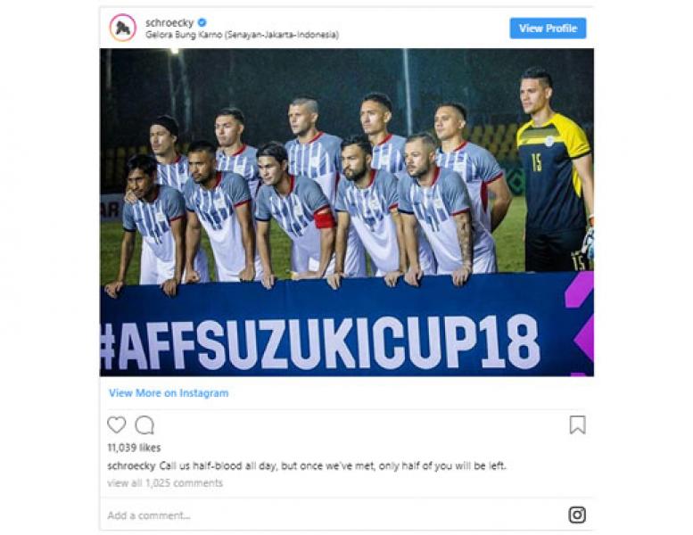 Pemain Filipina Balas Ucapan Bima Sakti Usai Lawan Indonesia