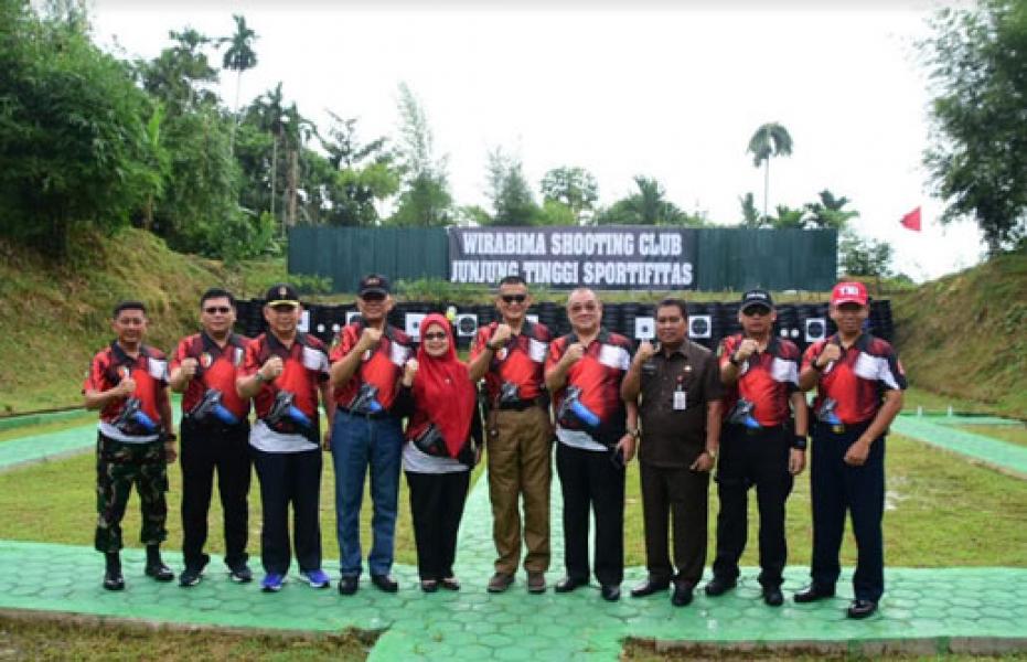 Tingkatkan Sinergitas, Babinsa dan Bhabinkamtibmas Provinsi Riau Gelar Lomba Tembak