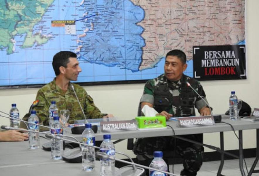 Wakasad Australia Apresiasi Prajurit TNI Menangani Gempa di NTB