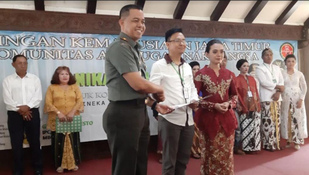 283 Pasang Pengantin Ikut Nikah Massal di Pendopo Kabupaten Malang
