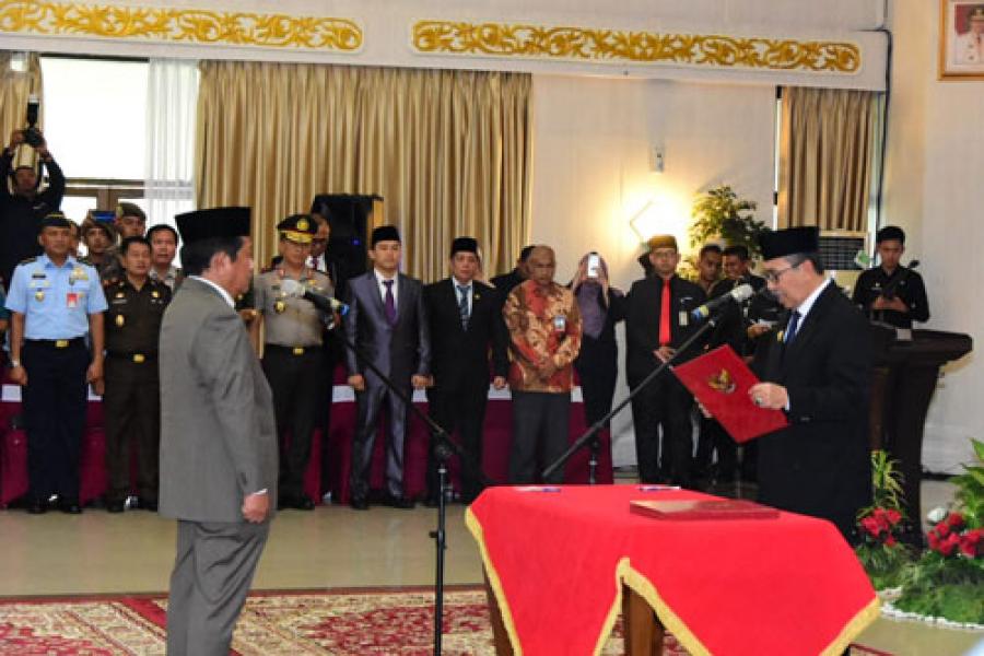 Bupati Amril Ucapkan Selamat dan Tahniah Kepada Sekda Riau Yan Prana Jaya