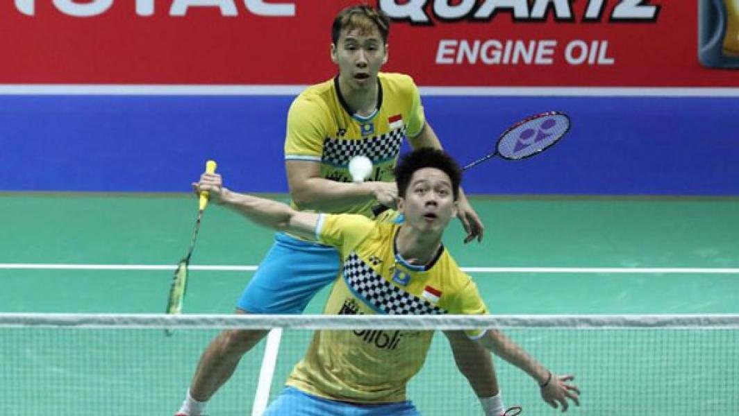 Hasil Fuzhou China Open 2019: Kevin/Marcus Lolos ke Final