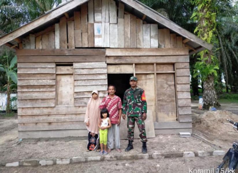Koramil 15/KK Kodim 0313/Kpr Rencanakan Bedah Rumah Warga Kurang Mampu