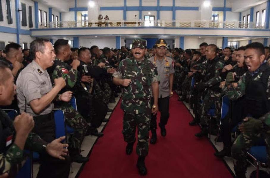 Panglima TNI Tegaskan Sinergitas TNI-Polri Sampai Akhir Hayat