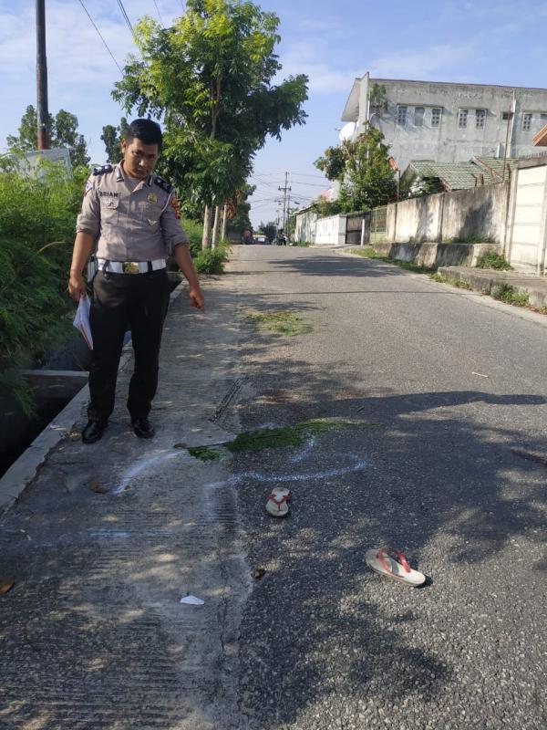 Pejalan Kaki Tewas Jadi Korban Tabrak Lari di Jalan Harapan Raya