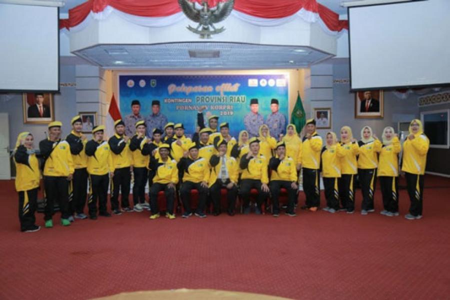 Pj Sekdaprov Lepas Kontingen Pornas Korpri Riau Ke Babel