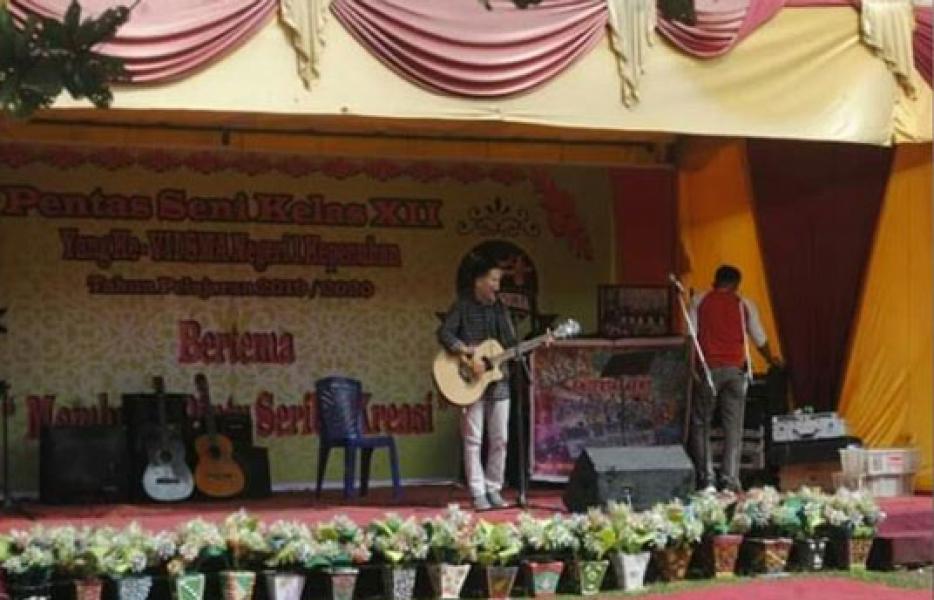 SMAN 1 Kepenuhan Gelar Pentas Seni