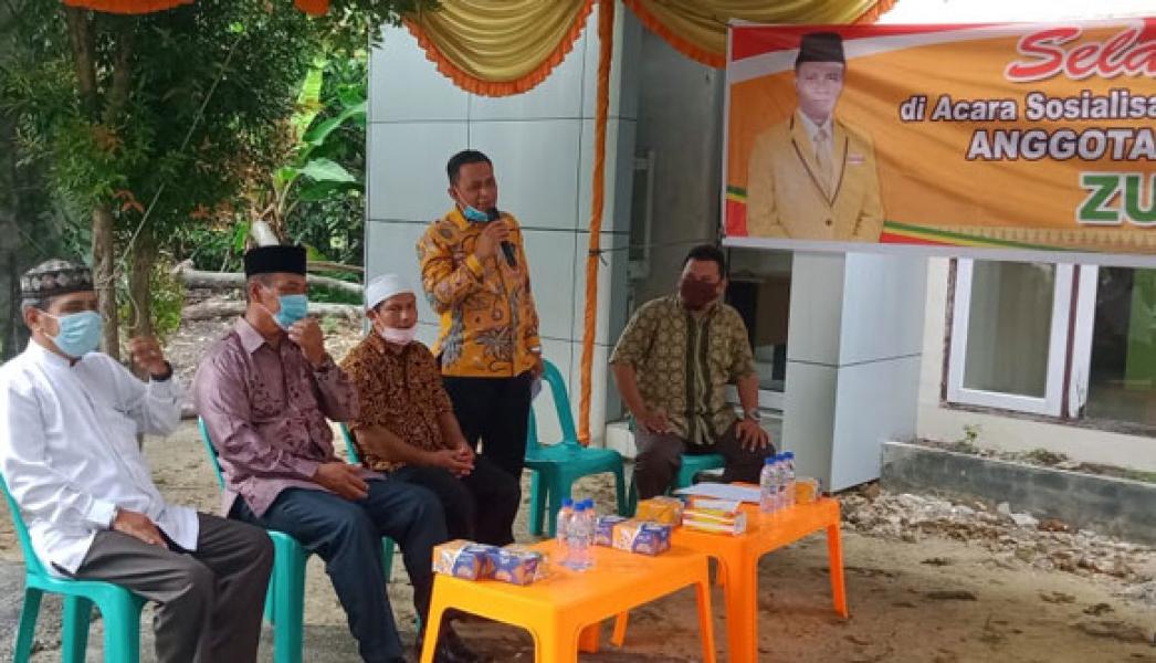Anggota DPRD Kota Pekanbaru Zulfahmi SE Sosialisasi Perda Penempatan Tenaga Kerja Lokal
