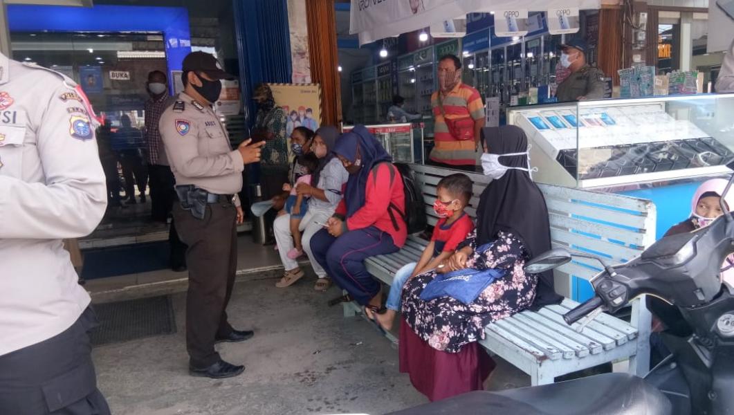 Bersama Satpol PP, Polsek Pangkalan Kuras Kembali Laksanakan Ops Yustisi