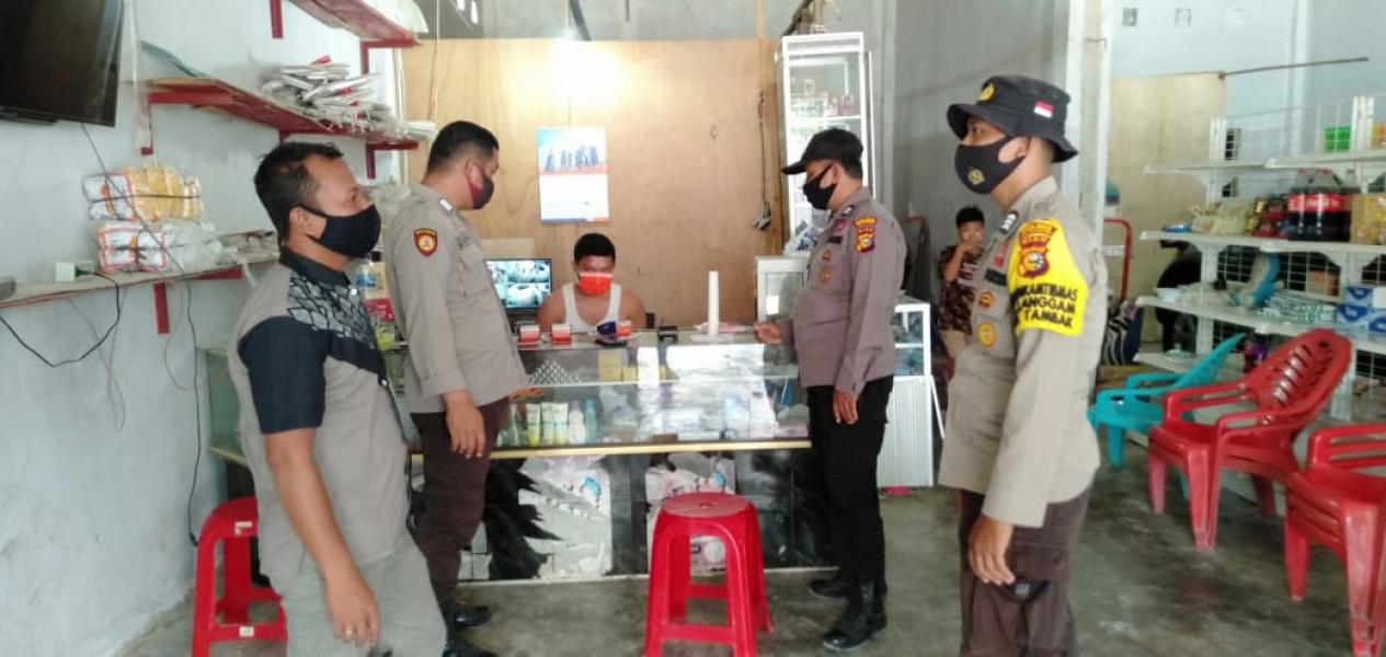 Cegah C3 dan Antisipasi Penyebaran Covid-19, Polsek Langgam Giatkan Patroli dan Sosialisasi