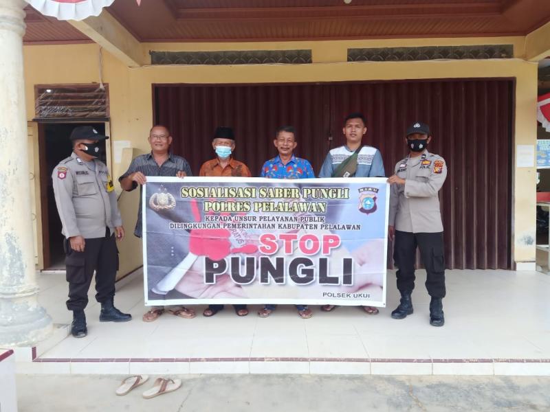 Cegah Pungli dan Kriminalitas Polsek Ukui Lakukan Patroli Dialogis 