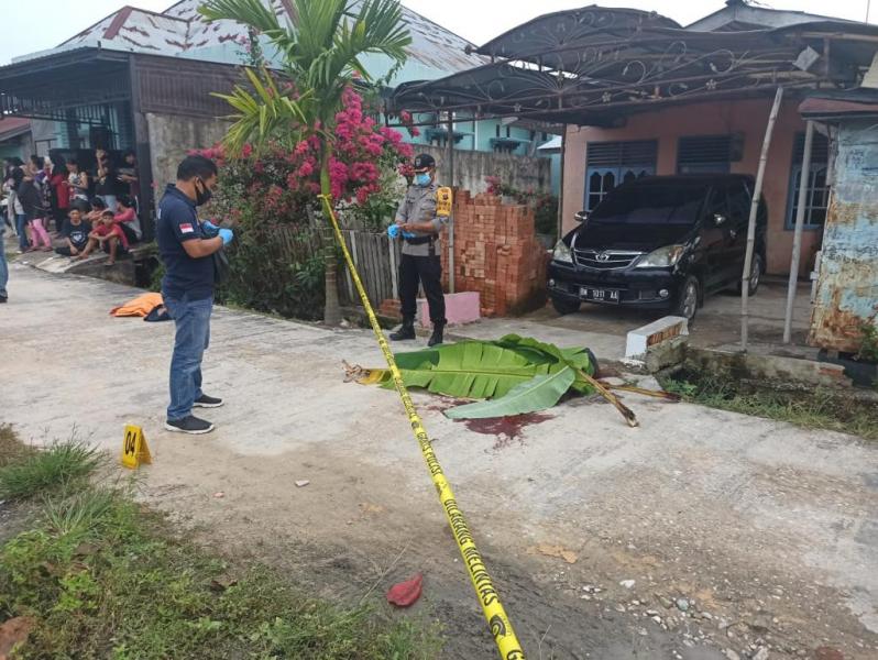 Duel Maut Pemulung di Pekanbaru Satu Tewas Bersimbah Darah