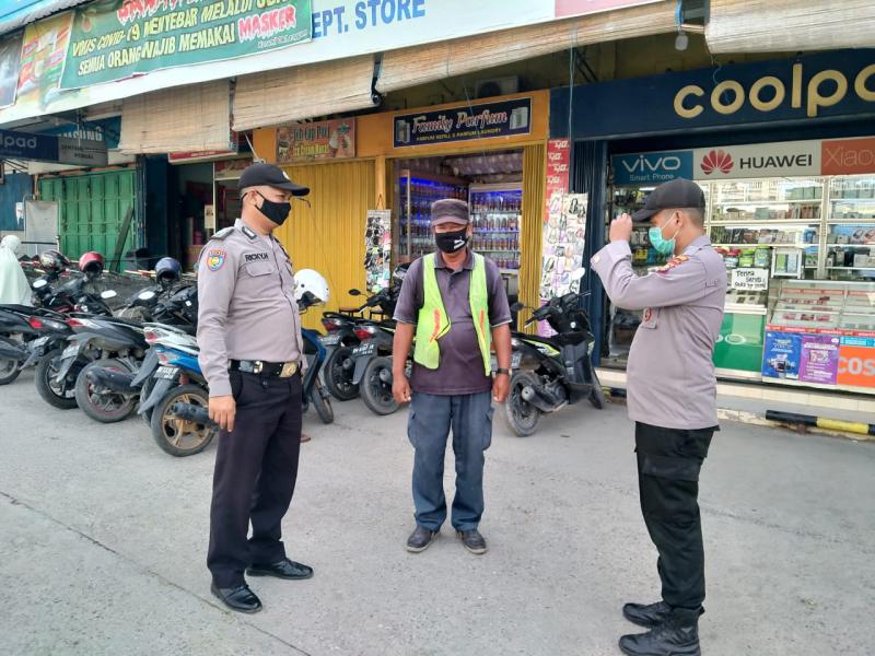 Giatkan Pengamanan Rutin, Polsek Pangkalan Kerinci Laksanakan Patroli Dialogis