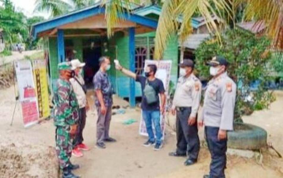Jelang Pilkada Kabupaten Pelalawan Kapolsek Kerumutan Laksanakan Pengamanan Kampanye
