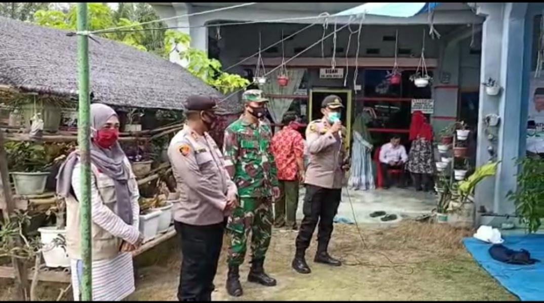 Kapolsek Tanah Putih Berikan Himbauan Taati Protokol Kesehatan Pada Kegiatan Kampanye