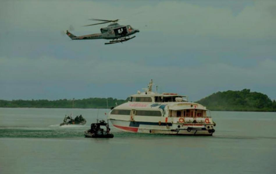 Koopssus TNI Laksanakan Operasi Pembebasan Sandera di Selat Malaka