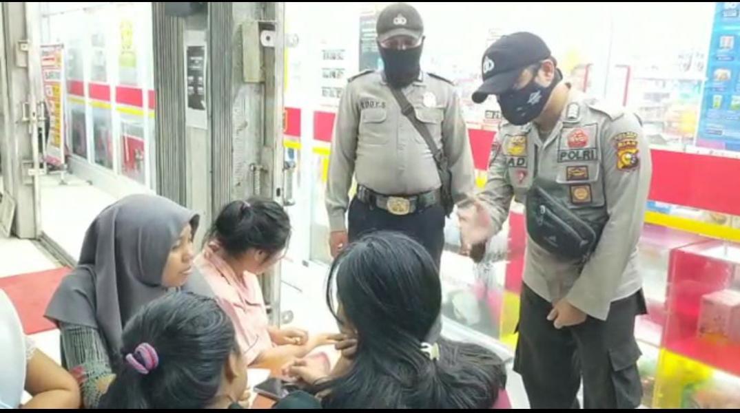 Polsek Bunut Lakukan Ops Yustisi Malam Hari, Banyak Warga Tak Patuhi Prokes