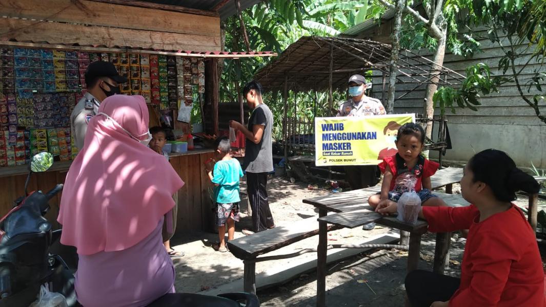 Polsek Bunut Rutin Giatkan Patroli Keamanan Dialogis 