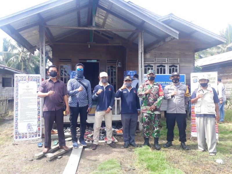 Polsek Kuala Kampar Amankan Kampanye Dialogis Paslon Bupati dan Wakil Bupati Pelalawan