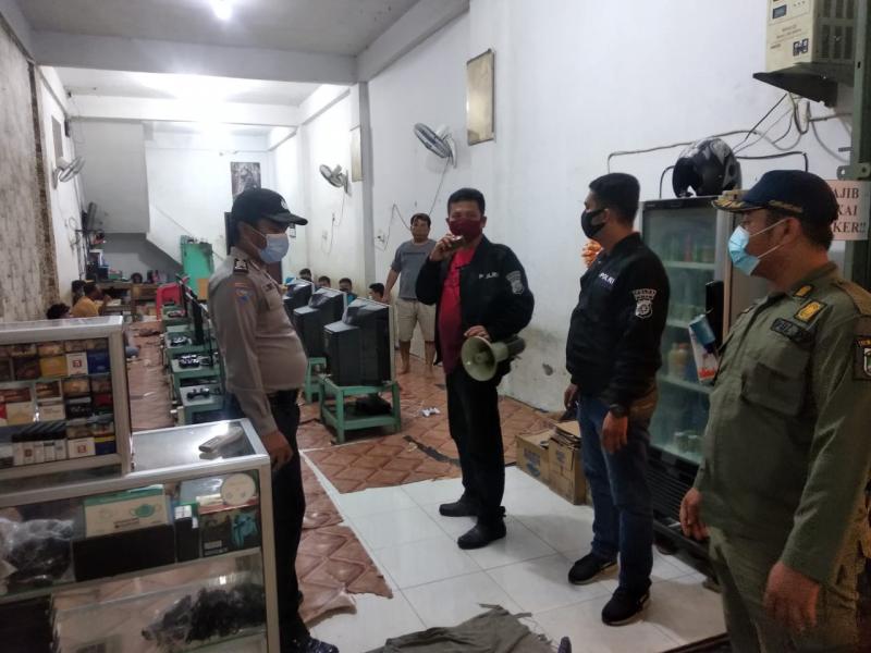 Polsek Pangkalan Kuras Ketatkan Protokol Kesehatan di Masa AKB