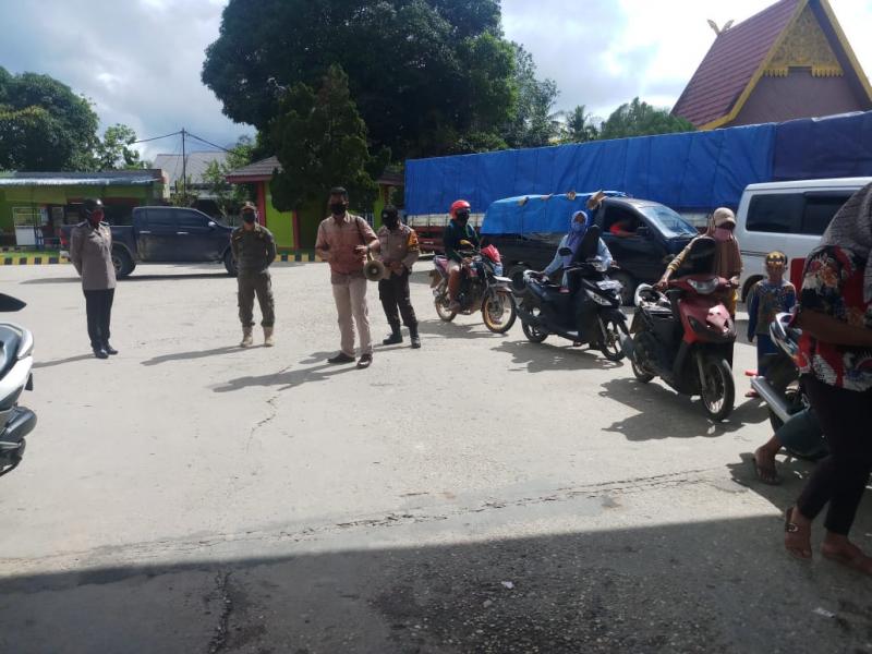 Polsek Pangkalan Kuras dan Satpol PP Kembali Laksanakan Operasi Yustisi