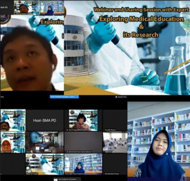 SMA Pradita Dirgantara Gelar Webinar and Sharing Session with Expert: Exploring Medical Education and its Research