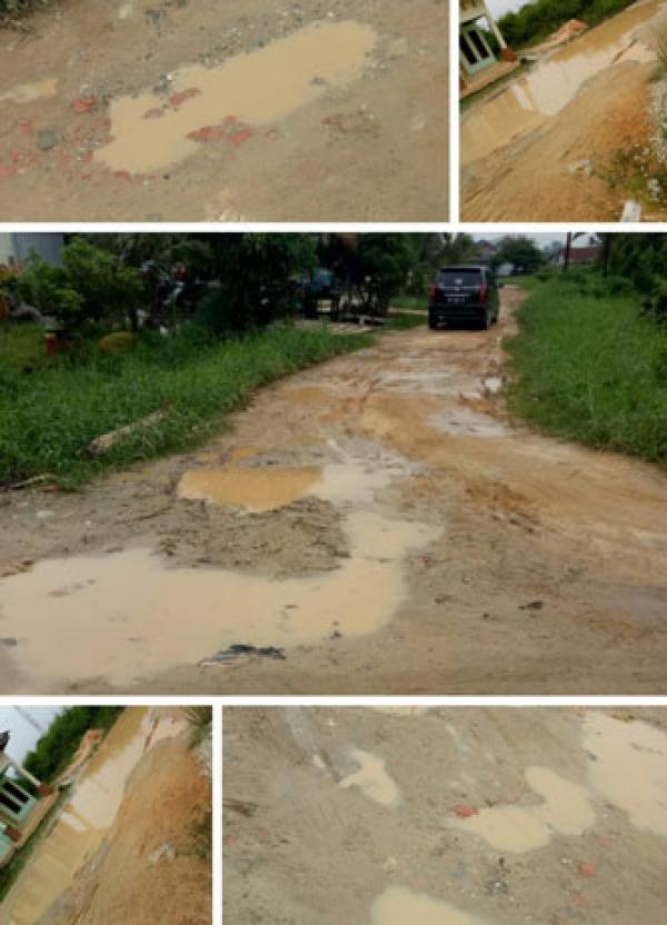 Selain Banjir dan Air Bersih, Jalan-Jalan Rusak Parah di Pangkalan Kerinci Disorot Warga Kaitkan Sosok Pemimpin 