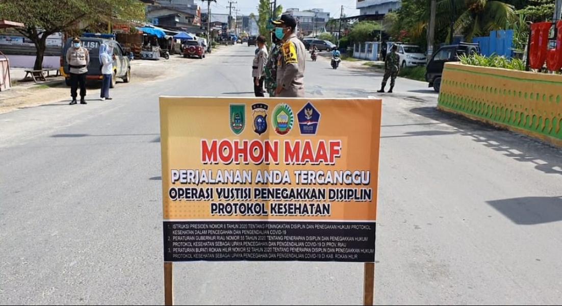 Tak Kenal Lelah, Gugus Tugas Covid-19 Tanah Putih, Siang dan Malam Lakukan Operasi Yustisi