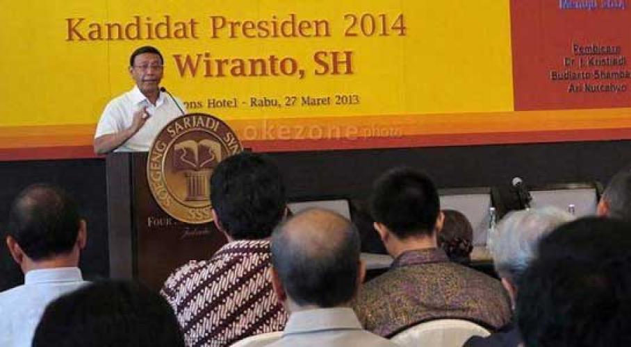 Wiranto Hadiri Perayaan Natal di Malang
