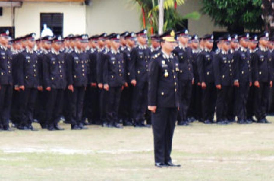 586 Bintara Baru SPN Polda Riau Dilantik